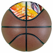 Stained Glass Deer Basketbal (Rechts)