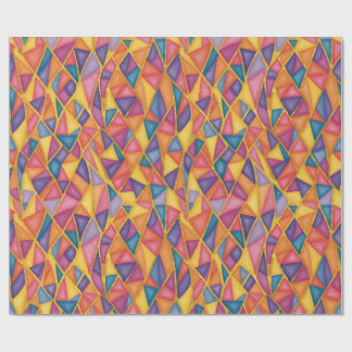 Stained Glass Effect Rainbow Wrapping Paper Cadeaupapier