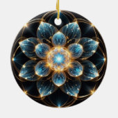 Stained glass, fairies, cathedrals, prayer keramisch ornament (Achterkant)