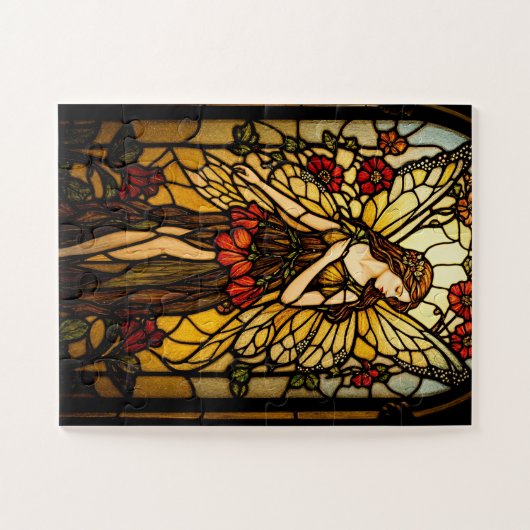 stained glass fairy puzzel (Horizontaal)