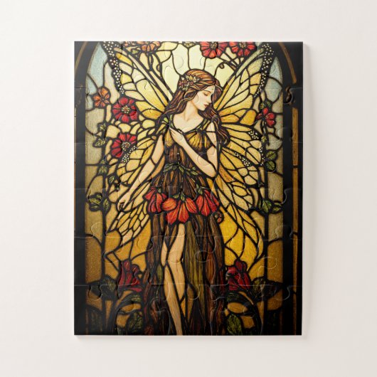 stained glass fairy puzzel (Verticaal)