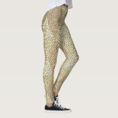 Stained Glass Gold Diamond Pattern Leggings (Rechts)
