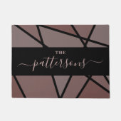 Stained Glass Imitation to Welcome Home Family Deurmat (Voorkant)