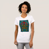 Stained Glass Jesus Christian Shirt (Voorkant volledig)