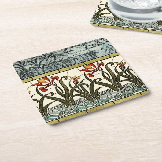 Stained Glass Kartonnen Onderzetters (Schuin)