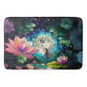 Stained Glass Little Fairy With Dragonfly Badmat (Voorkant)