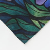 Stained Glass Mermaid Art Fleece Deken (Hoek)