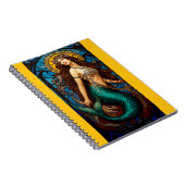 stained glass mermaid notitieboek (Rechterzijde)