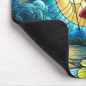 Stained Glass Moonlight Flight Fairy  Muismat (Hoek)