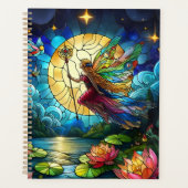 Stained Glass Moonlight Flight Fairy  Planner (Voorkant)