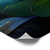 Stained Glass Moonlight Flight Fairy  Poster (Hoek)