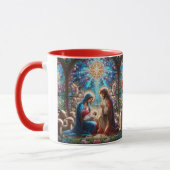 Stained Glass Nativity Scene Mok (Links)