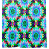 Stained glass of the Sea.... Douchegordijn (Voorkant)