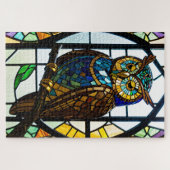 Stained Glass Owl Jigsaw - 2 Puzzle Legpuzzel (Horizontaal)