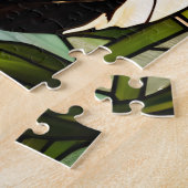 Stained Glass Panda Jigsaw Puzzle Legpuzzel (Zijkant)