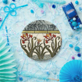 Stained Glass Papieren Bordje (Feest)