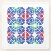 Stained Glass (Pattern - Daylight) Glazen Onderzetter (Voorkant)