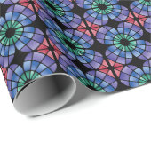 Stained Glass (Pattern - Midnight) Cadeaupapier (Rol Hoek)