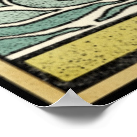 Stained Glass Poster (Hoek)