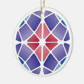Stained Glass (Radial - Daylight) Keramisch Ornament (Links)