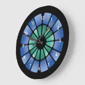 Stained Glass (Radial - Midnight) Grote Klok (Hoek)