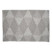 Stained Glass Silver Diamond Pattern Kussensloop (Voorkant)