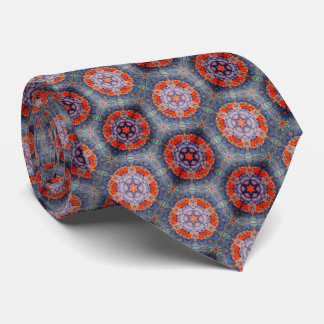 Stained Glass Stars Neck Tie Stropdas