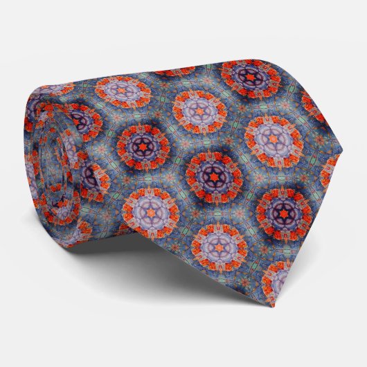 Stained Glass Stars Neck Tie Stropdas (Opgerold)