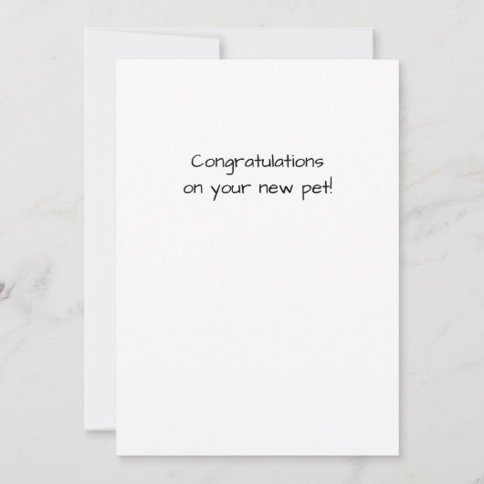 Stained Glass Style Doberman Dog Flat Kaart (Achterkant)