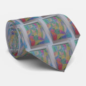 stained glass style stropdas (Opgerold)