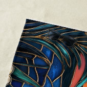 Stained Glass Sunset Beach Towel Strandlaken (In situ)