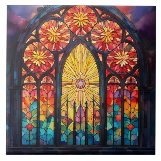 Stained Glass  Tegeltje (Voorkant)