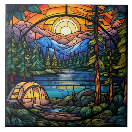 Stained Glass Tegeltje (Voorkant)