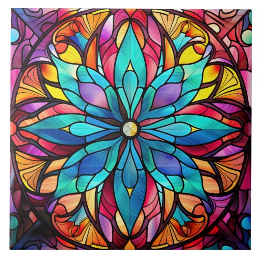 Stained Glass  Tegeltje (Voorkant)