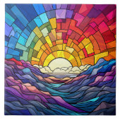 Stained Glass Tegeltje (Voorkant)