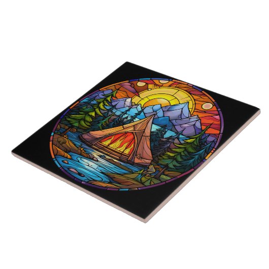 Stained Glass  Tegeltje (Zijkant)