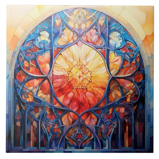 Stained Glass  Tegeltje (Voorkant)