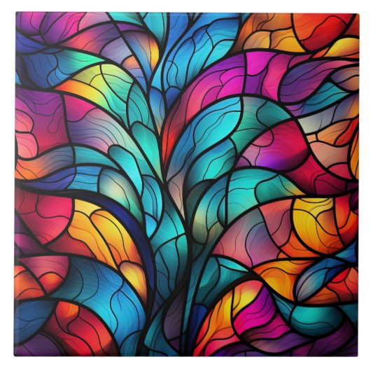 Stained Glass  Tegeltje (Voorkant)