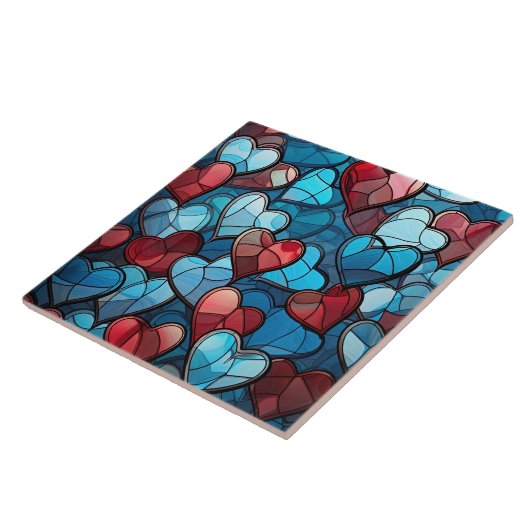 Stained Glass Tegeltje (Zijkant)