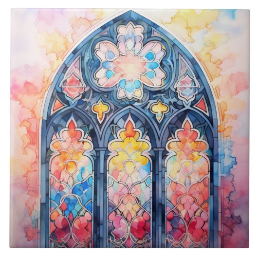 Stained Glass  Tegeltje (Voorkant)