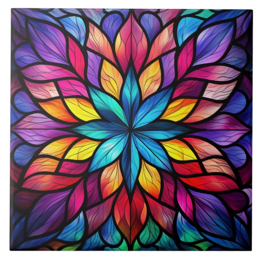 Stained Glass Tegeltje (Voorkant)