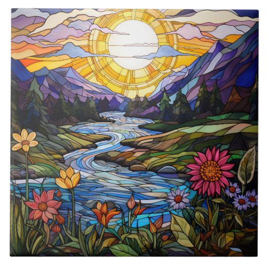 Stained Glass  Tegeltje (Voorkant)