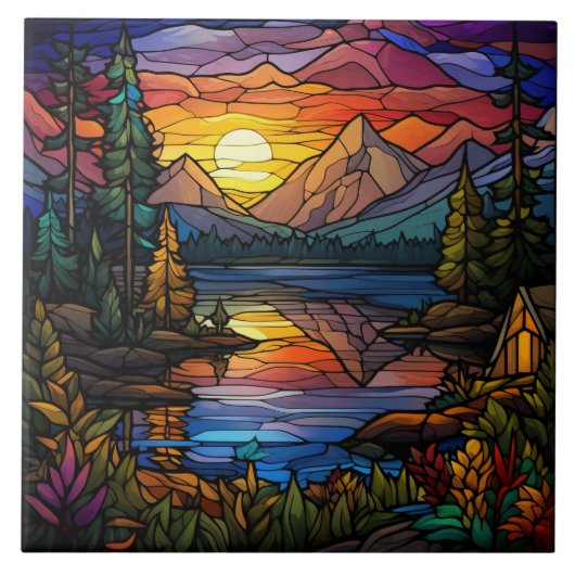 Stained Glass  Tegeltje (Voorkant)