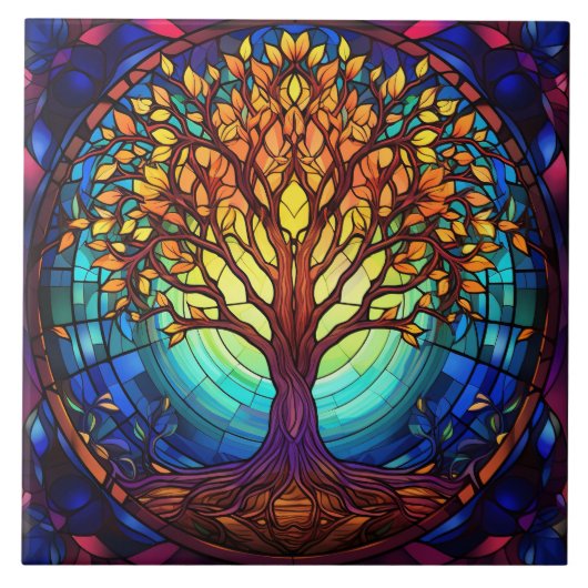 Stained Glass  Tegeltje (Voorkant)