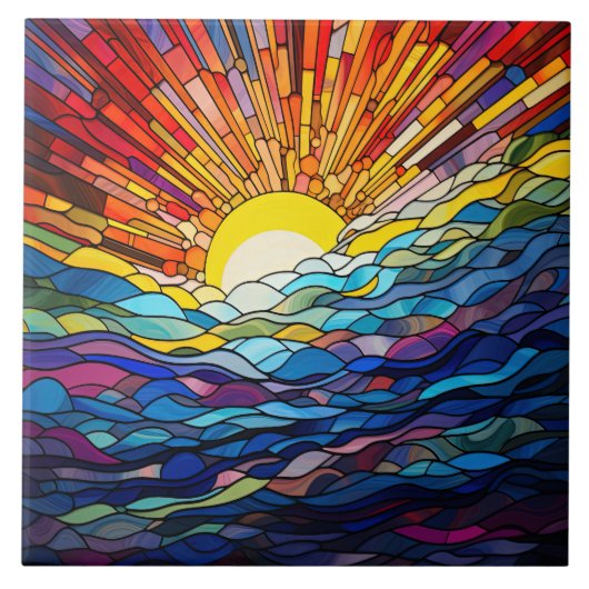  Stained Glass  Tegeltje (Voorkant)