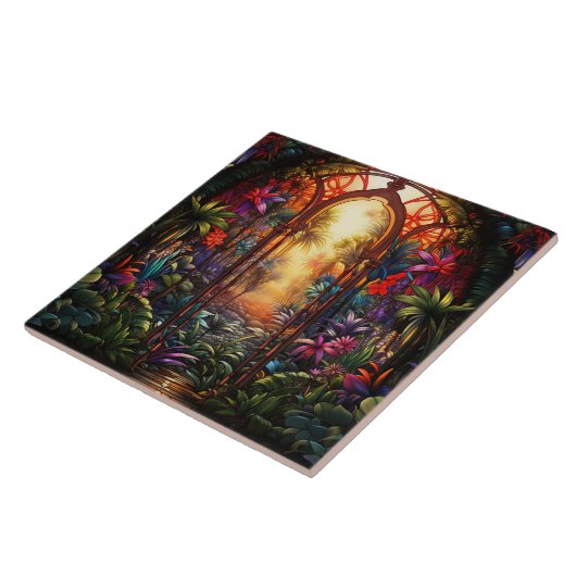 Stained Glass  Tegeltje (Zijkant)