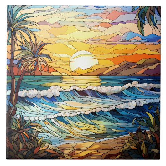 Stained Glass  Tegeltje (Voorkant)