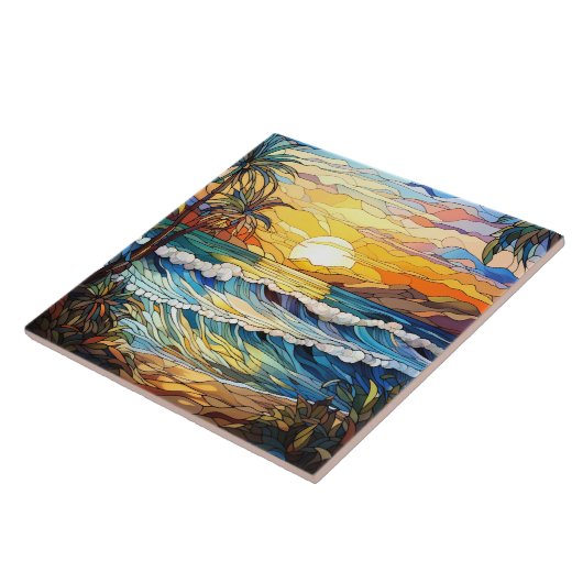 Stained Glass  Tegeltje (Zijkant)