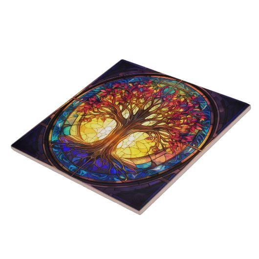 Stained Glass  Tegeltje (Zijkant)