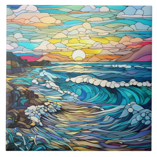 Stained Glass Tegeltje (Voorkant)